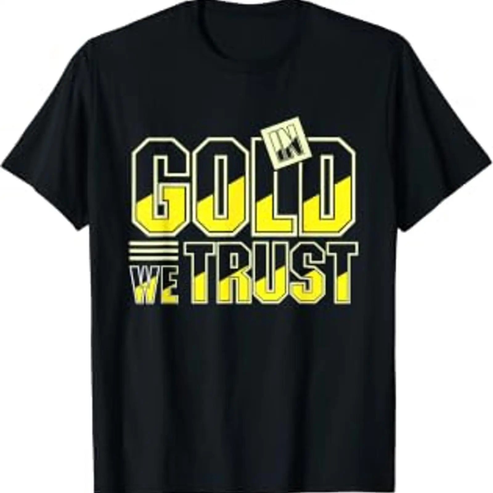 Vintage Fashion Market - เสื้อยืด In Gold Trust เรามีเงิน นักลงทุนรวย