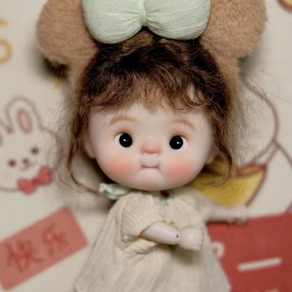 Vintage Fashion Doll - ตุ๊กตา 1/12ob Qbaby Ob11 Diandi Dianbro