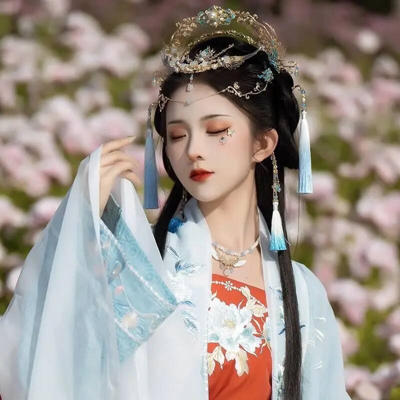 มงกุฎผมฮั่นฝูจีนสำหรับผู้หญิง  - Vintage Fashion In Chinese บทวิจารณ์และราคา