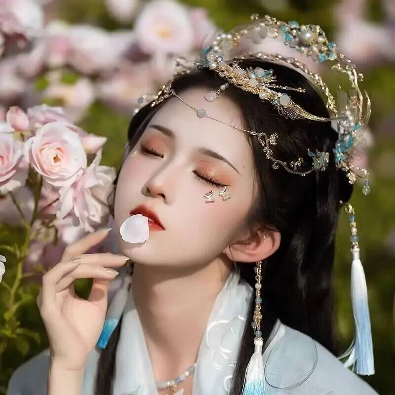 มงกุฎผมฮั่นฝูจีนสำหรับผู้หญิง  - Vintage Fashion In Chinese บทวิจารณ์และราคา