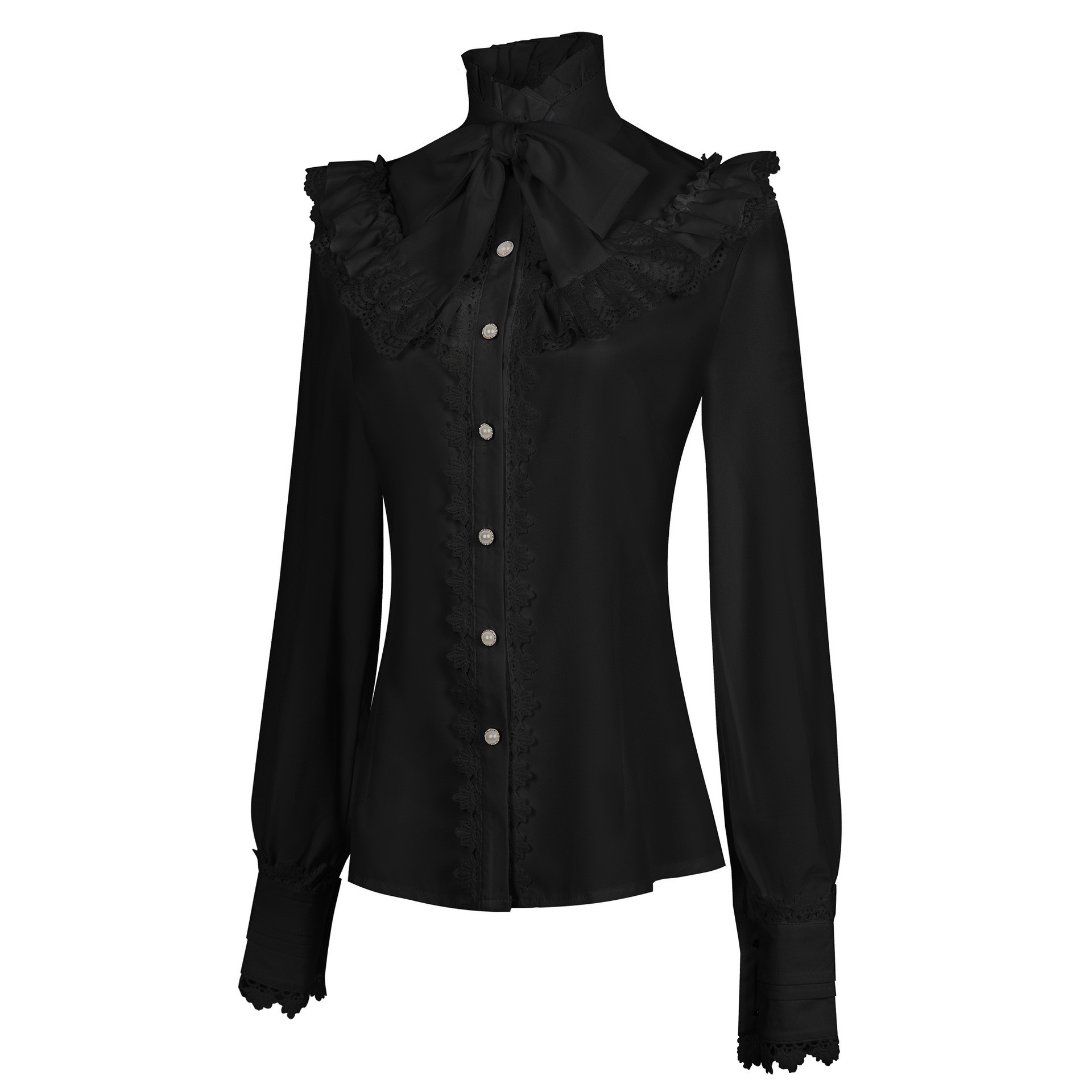 เสื้อเชิ้ตแขนยาวสไตล์กอธิคสำหร - Vintage Fashion In Chinese บทวิจารณ์และราคา