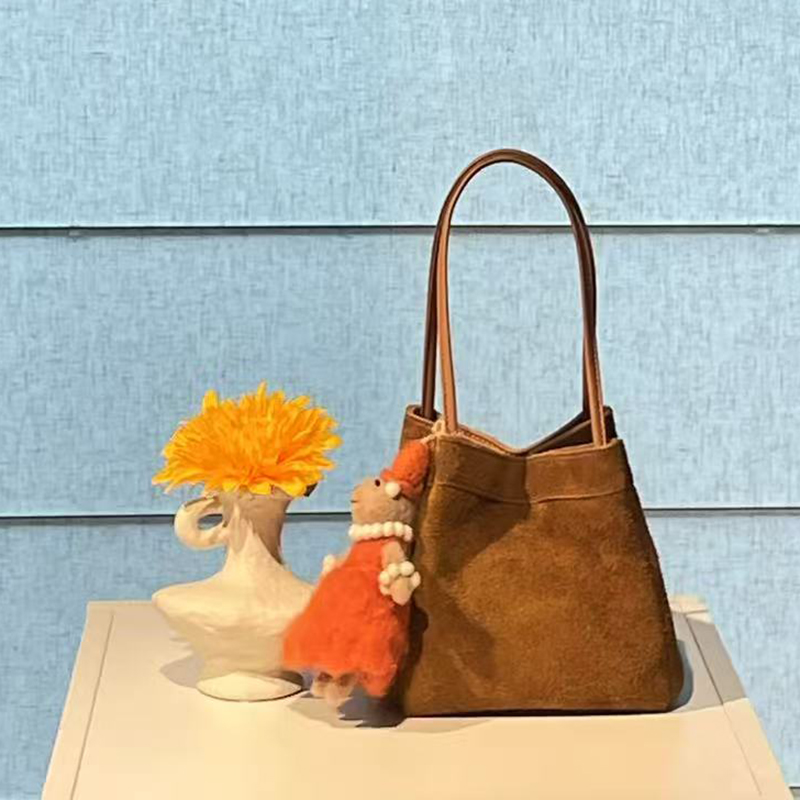 กระเป๋าโท้ทหนังกลับแบบใหม่สำหร - Vintage Fashion Market บทวิจารณ์และราคา