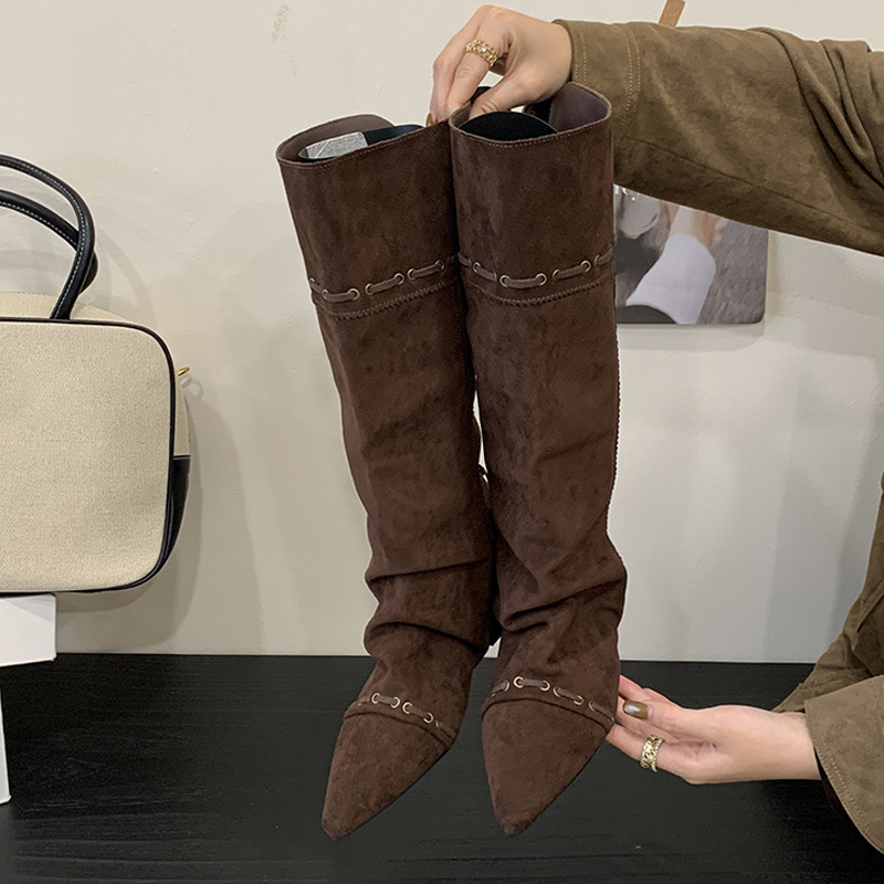 รองเท้าบูทหุ้มข้อผูกเชือกแบบมี - Vintage And Modern Fashion บทวิจารณ์และราคา