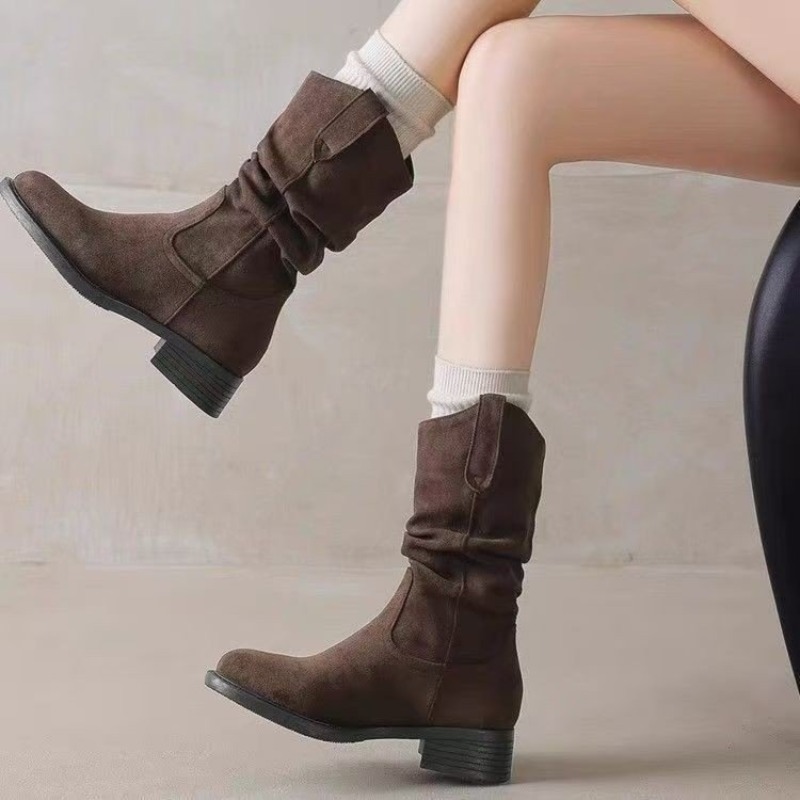 รองเท้าบูทสไตล์ตะวันตกสำหรับผู - Vintage And Modern Fashion บทวิจารณ์และราคา