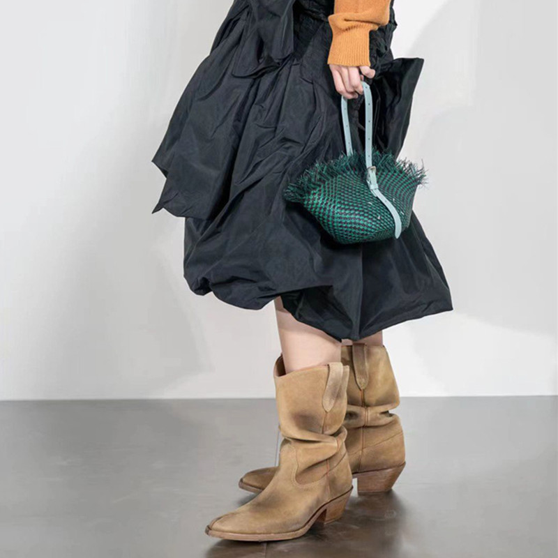 รองเท้าบูทแฟชั่นสไตล์วินเทจแบบ - Vintage And Modern Fashion บทวิจารณ์และราคา