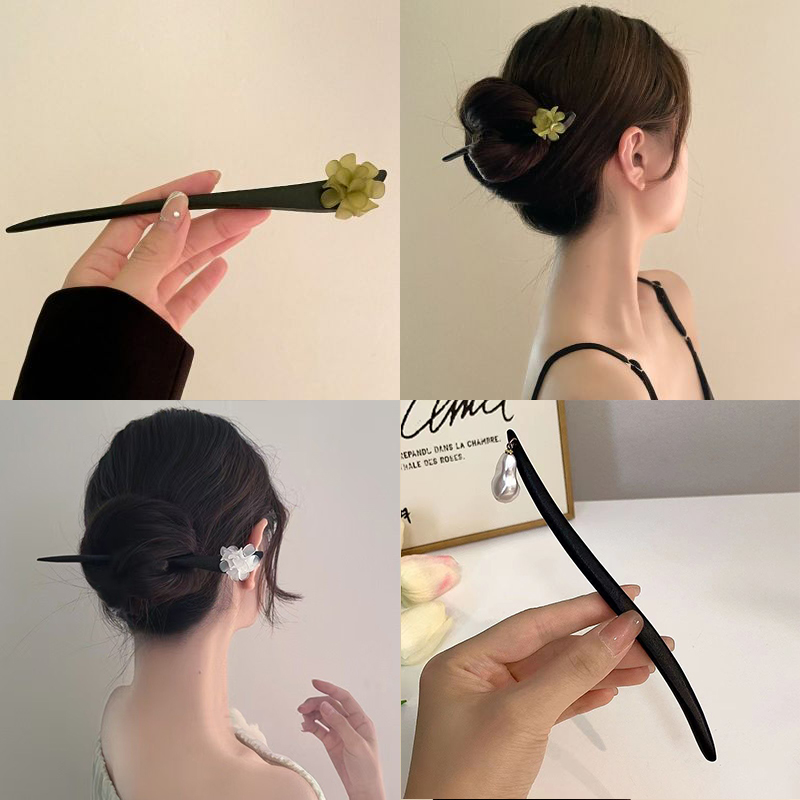 วินเทจสไตล์จีนไม้ดอกไม้ผม Stic - Vintage Fashion In Chinese บทวิจารณ์และราคา