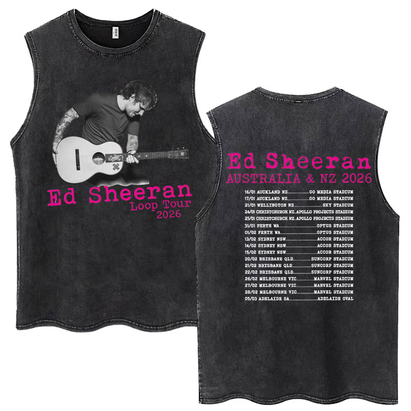 เสื้อกล้ามวินเทจลาย Ed Sheeran - Vintage Fashion Australia บทวิจารณ์และราคา