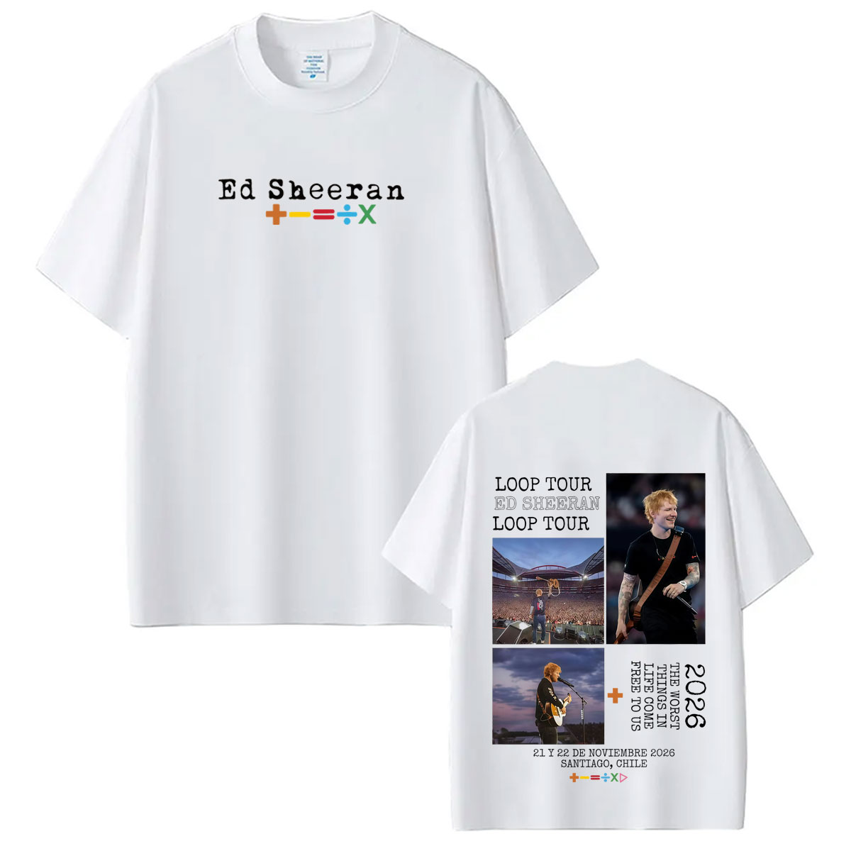 เสื้อยืดสินค้าทัวร์ Ed Sheeran - Vintage Fashion Australia บทวิจารณ์และราคา