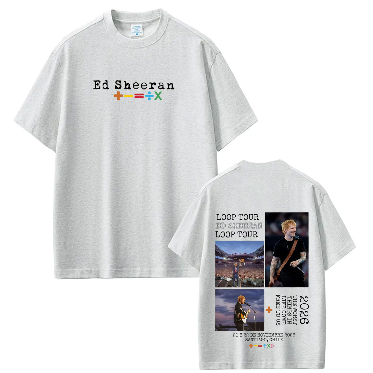 เสื้อยืดสินค้าทัวร์ Ed Sheeran - Vintage Fashion Australia บทวิจารณ์และราคา