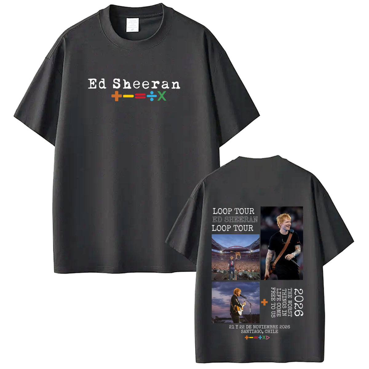 เสื้อยืดสินค้าทัวร์ Ed Sheeran - Vintage Fashion Australia บทวิจารณ์และราคา