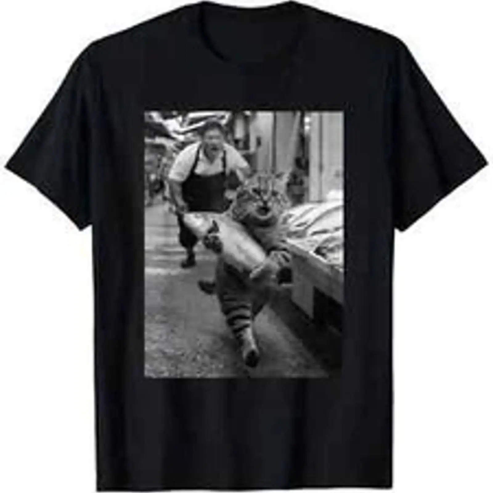เสื้อยืดลายแมวตลกขโมยปลา ตลาดป - Vintage Fashion Market บทวิจารณ์และราคา